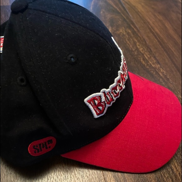 Tampa Bay Buccaneers Cap Adjustable Strapback Hat Flames NFL Football SPL 28 - Picture 2 of 4